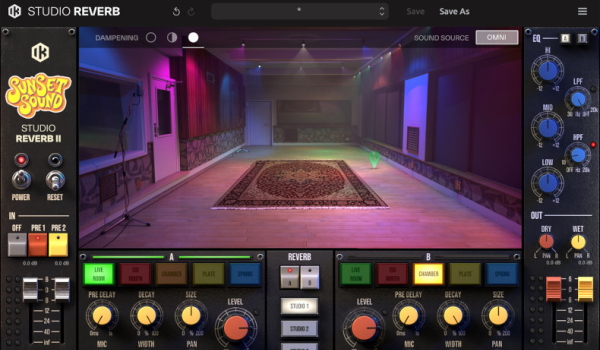 IK Multimedia Sunset Sound Studio Reverb II