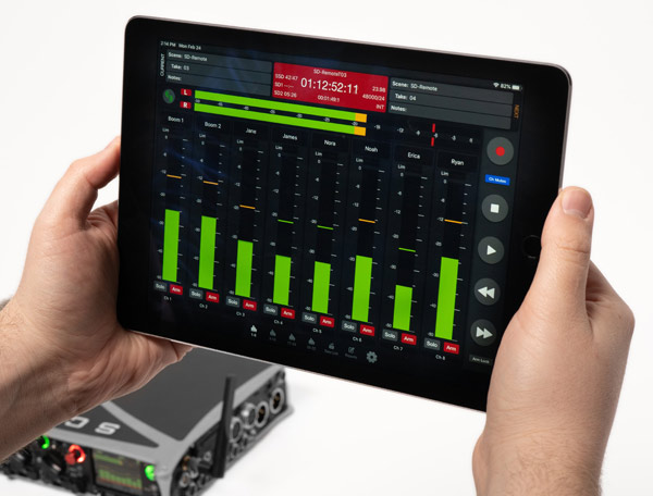 Devices iPad SD-Remote Companion App for 8-Series Mixer -Recorders