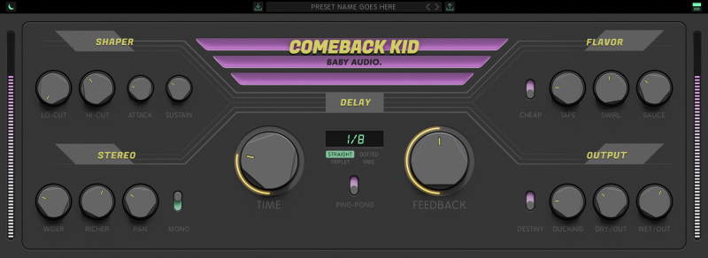 BABY Audio Comeback Kid Interface Dark