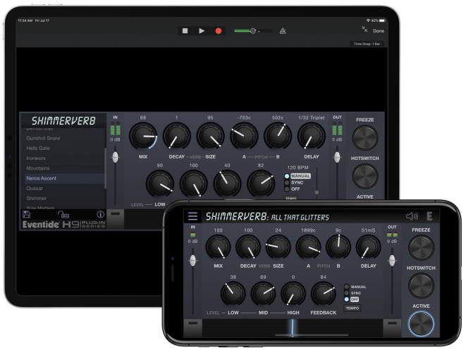 Eventide ShimmerVerb iOSDevices