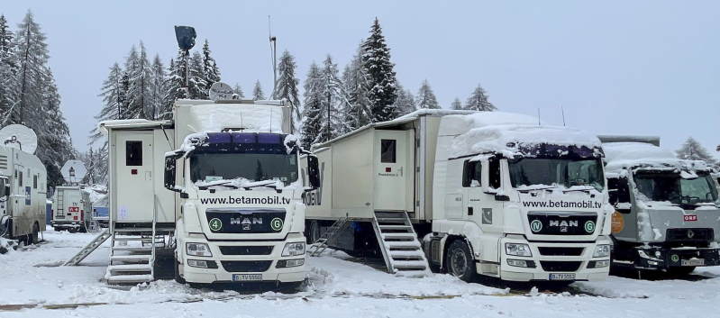 Riedel Mediornet Micron UHD Betamobil OB Truck exterior