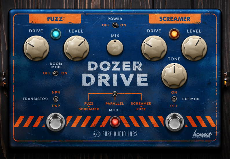 FuseAudioLabs DOZER DRIVE GUI