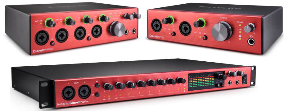 Focusrite Clarett series