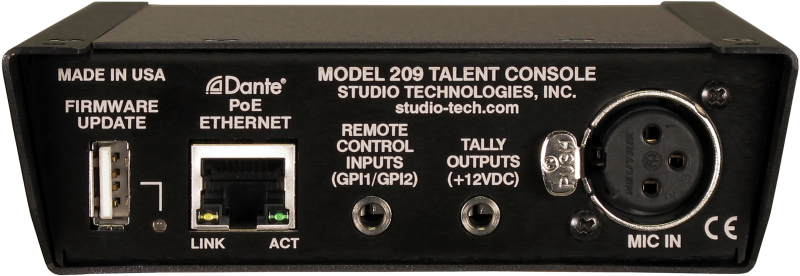 StudioTechnologies Model 209 back