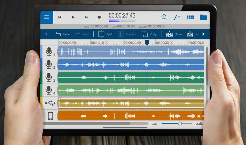 Tascam PodcastEditor iPad