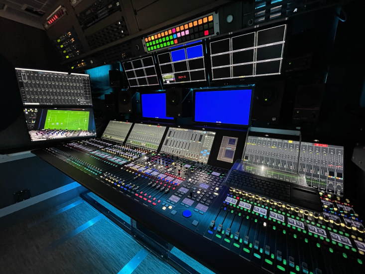 Lawo Studio Berlin OB10 audio control room