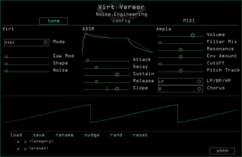 NoiseEngineering Virt Vereor tone