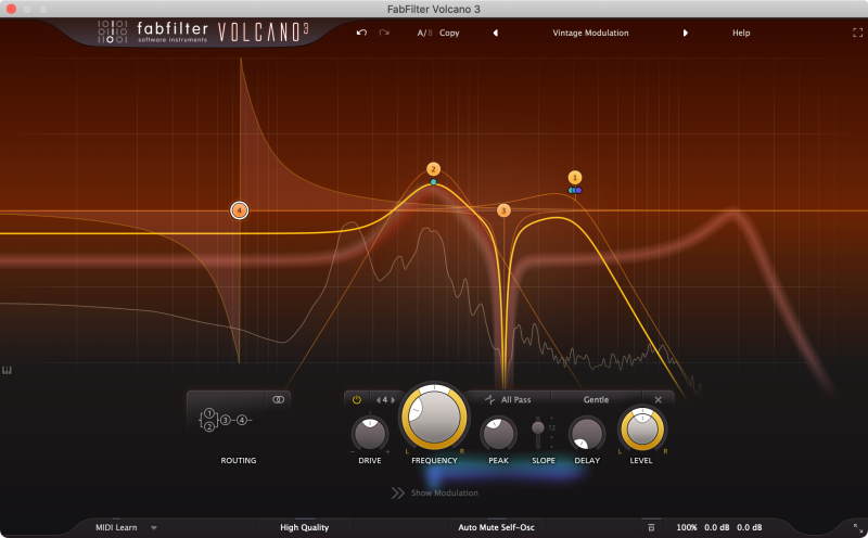 FabFilter Volcano 3 GUI