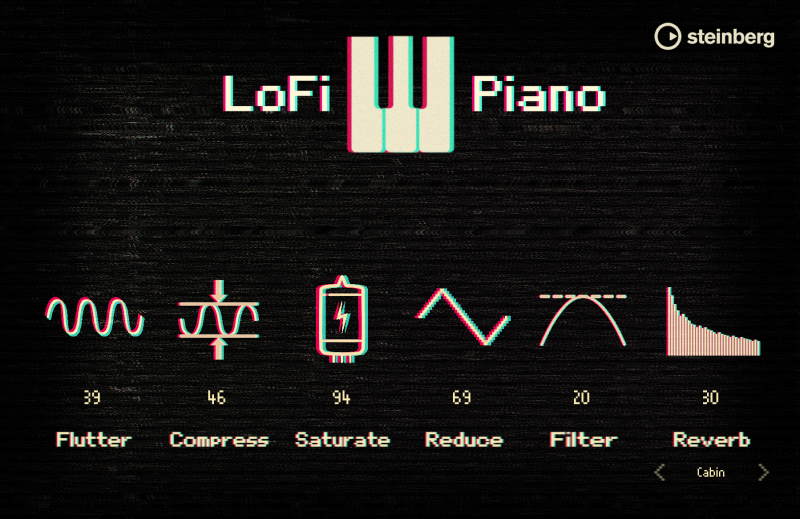 Steinberg LoFi Piano GUI