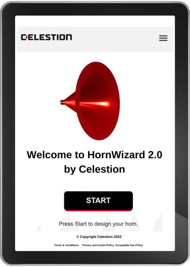 Celestion HornWizard App