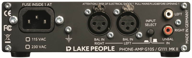 LakePeople G105 Mk II back