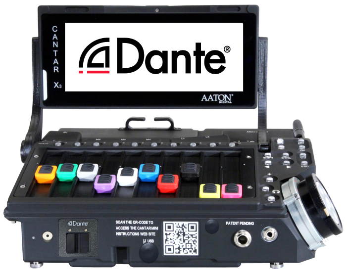 Aaton Digital CantarMini with Dante