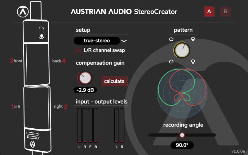 AustrianAudio StereoCreator GUI