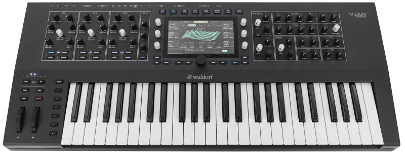 Waldorf Iridium keyboard front small