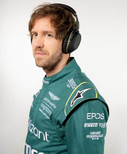 EPOS Headset with Aston Martin Aramco Cognizant Formula One Team