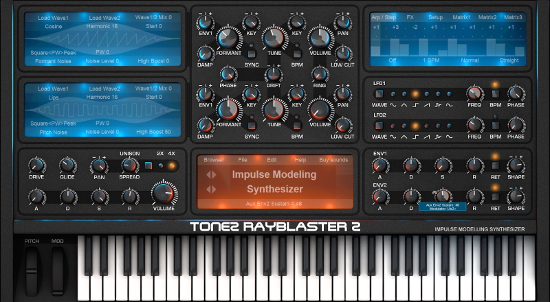 Tone2 RayBlaster Big GUI