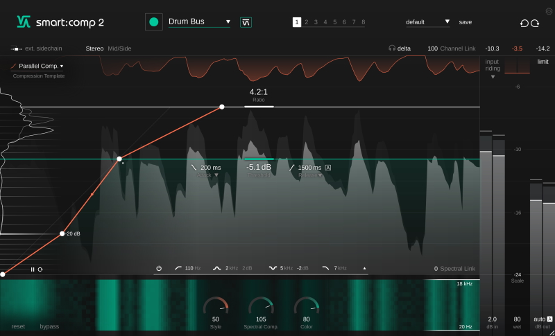 sonible smComp2 interface small