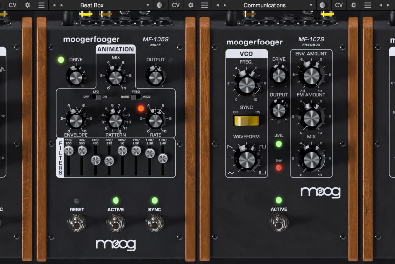 Moog Moogerfoogers Plug-ins