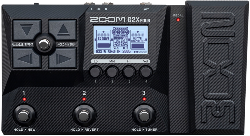 Zoom unveils the G2 FOUR/G2X FOUR Multi-Effects Processors