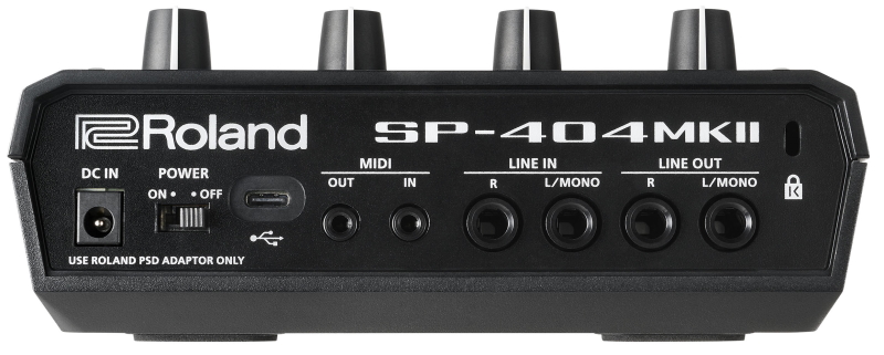Roland SP404MKII rear