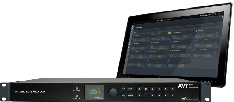AVT MAGIC DABMUX Plus Monitoring Decoder GUI