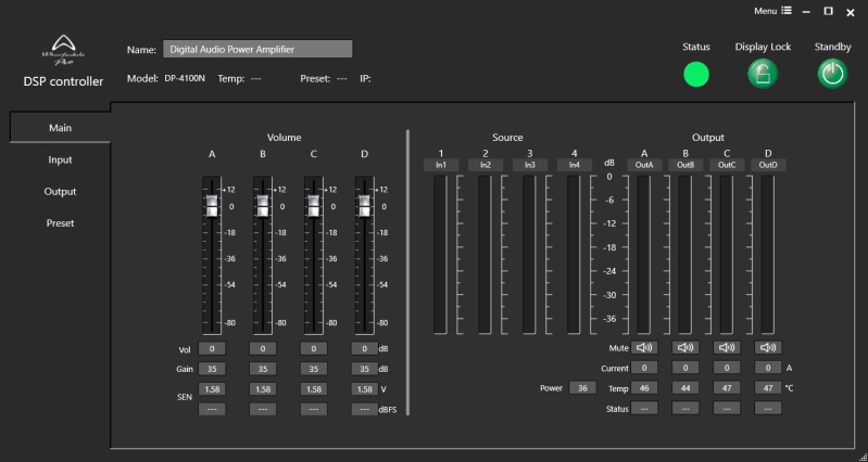 WharfedalePro DSP ControllerSoftware