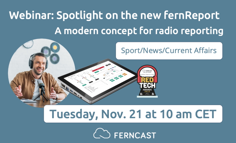 ferncast Webinar fernReport invite