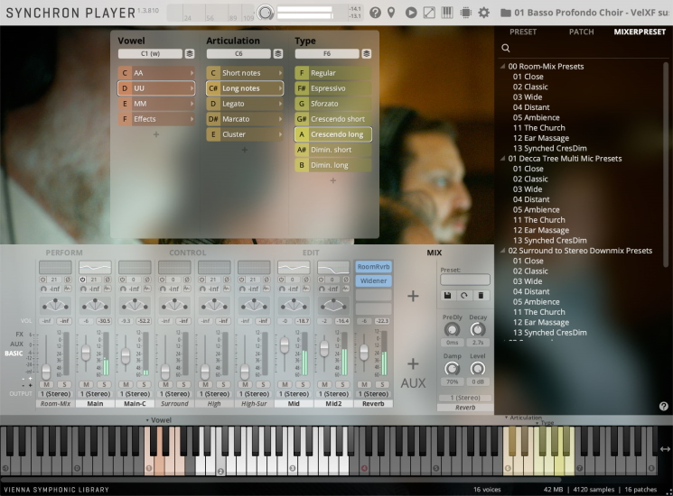 VSL BassoProfondoChoir GUI