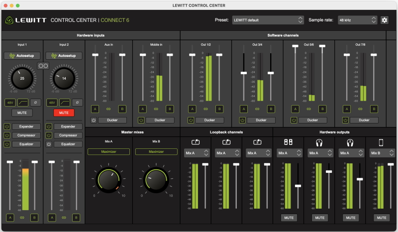 Lewitt ControlCenter Update small