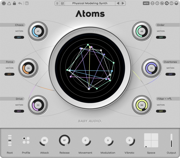 BabyAudio Atoms GUI