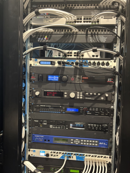 Lawo A UHD Core A mic8 in rack
