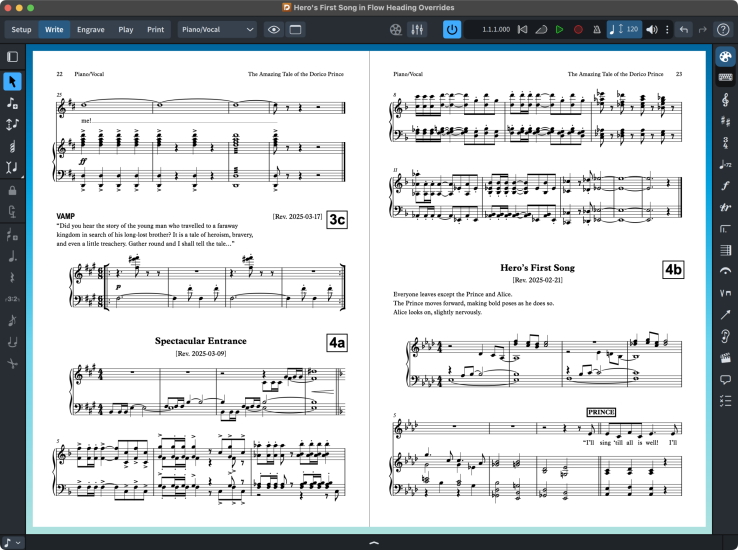 Steinberg Dorico6 notation small