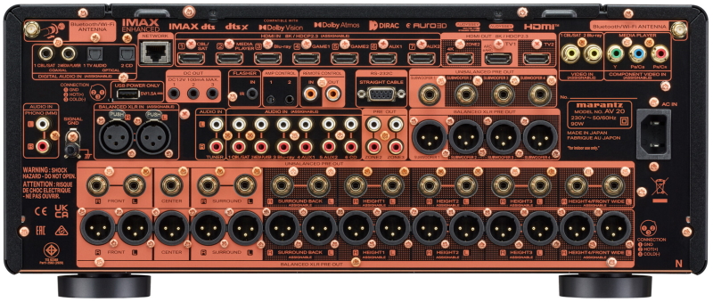 Marantz AV20 rear