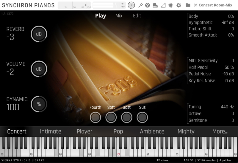 VSL FazioliF308Essentials GUI Play small