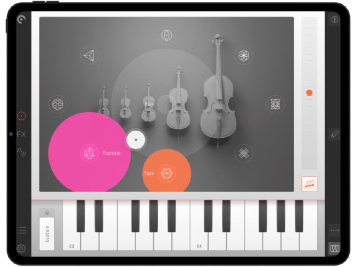 e instruments pure strings