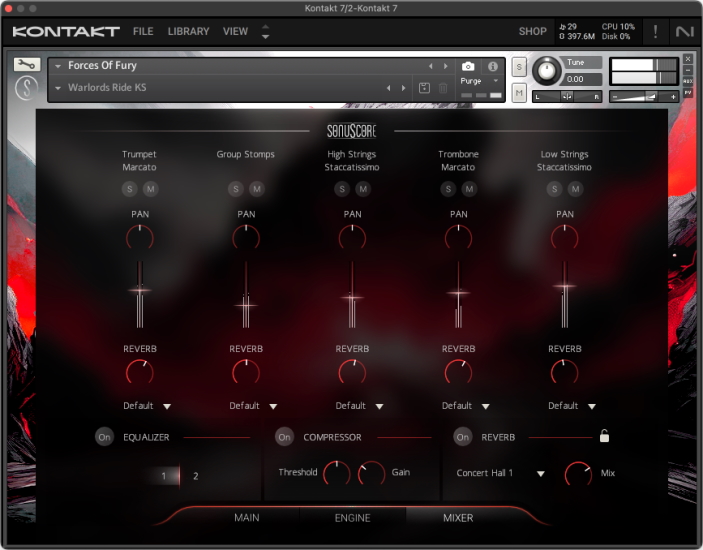 Sonuscore fof mixer