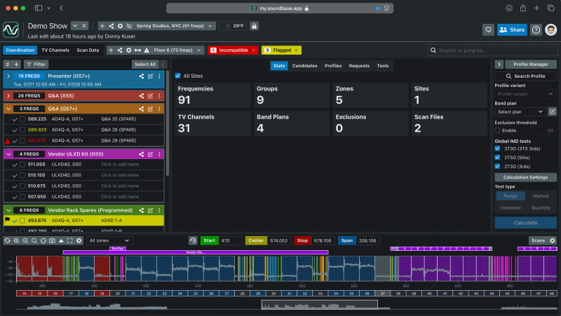 Sennheiser SoundBase Screenshot