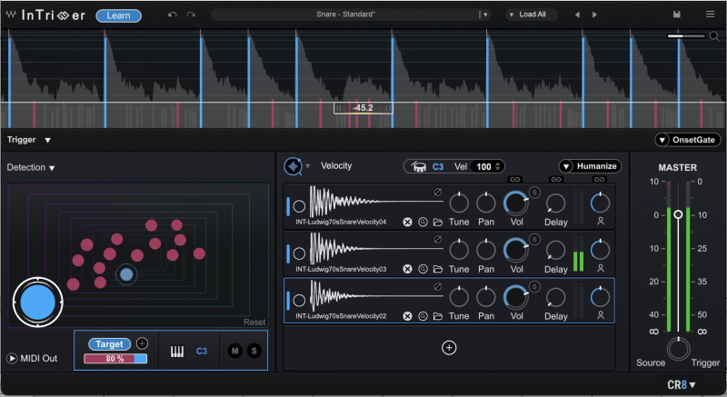 Waves InTrigger GUI