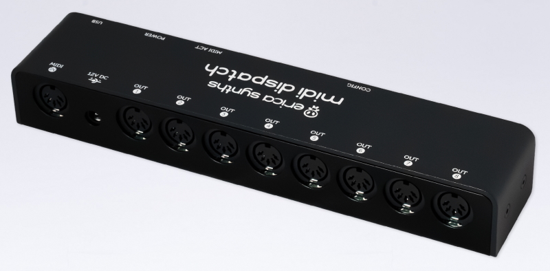 EricaSynths MIDI Dispatch rear