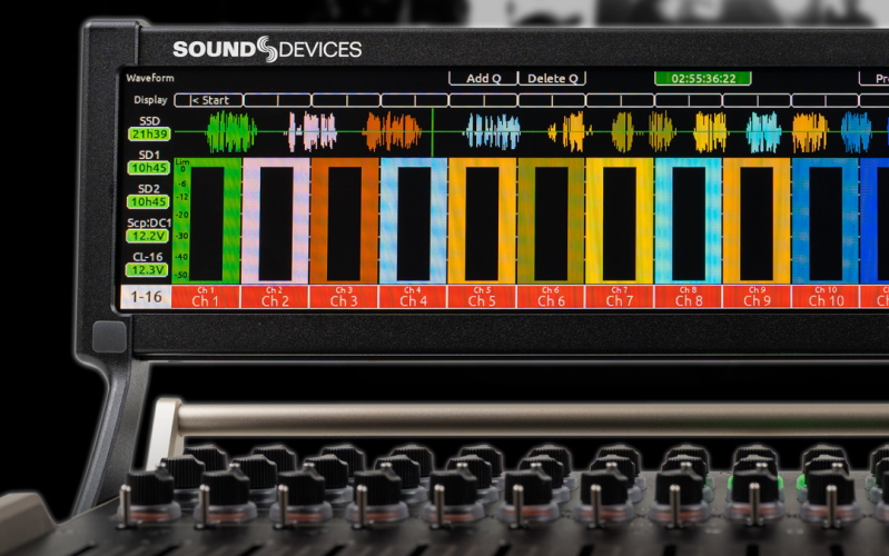 SoundDevices CL 16 Wave Form View