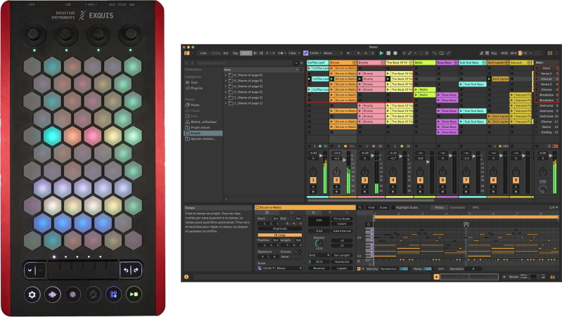 exquis ableton script small