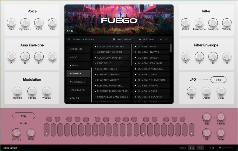SonicNomad Fuego MIDI Expansion Pack 1