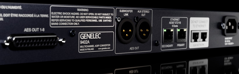 Genelec 9402A rear