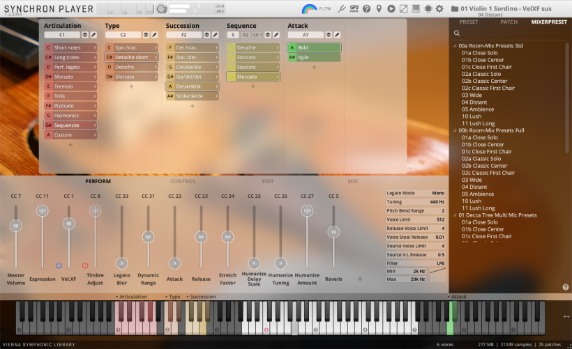 VSL SoloStringsSordino GUI
