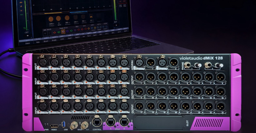 VioletAudio dMix128 SMPTE