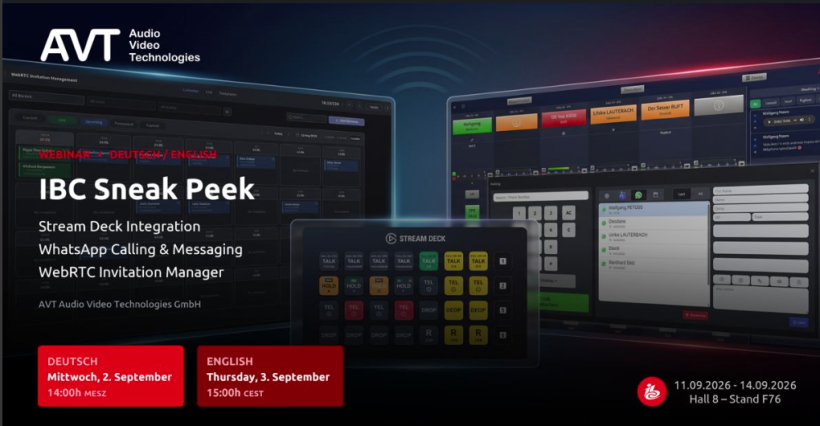 AVT Webinar IBC SneakPeek