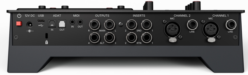 HarrisonAudio Flex10 rear AudioPRO