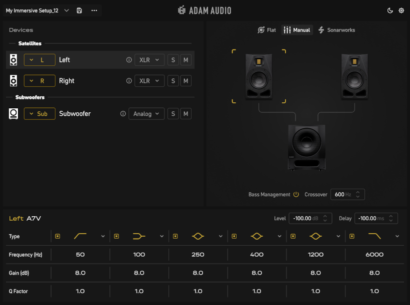 adam control remote software GUI