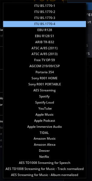 loudness modes