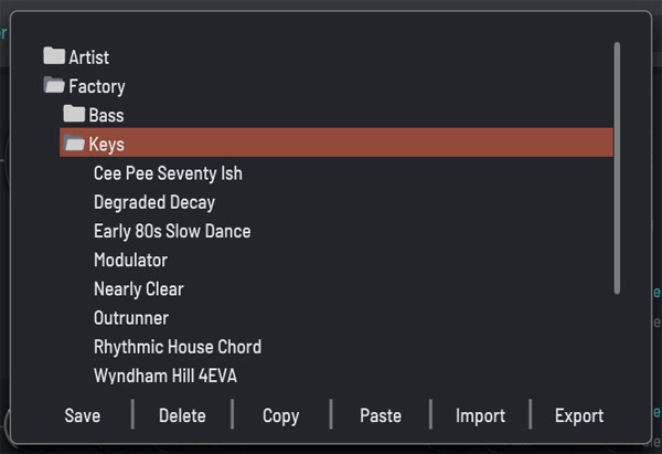02 presets
